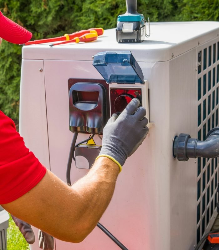 Buiten warmtepomp Oost-Vlaanderen